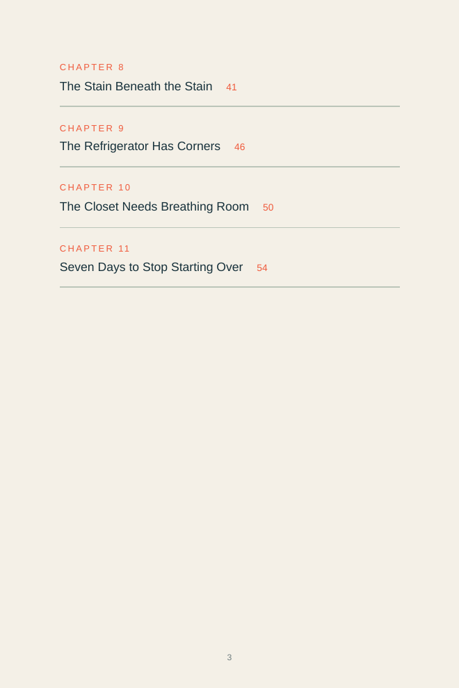 Interior page showing cleaning explanations and cautions